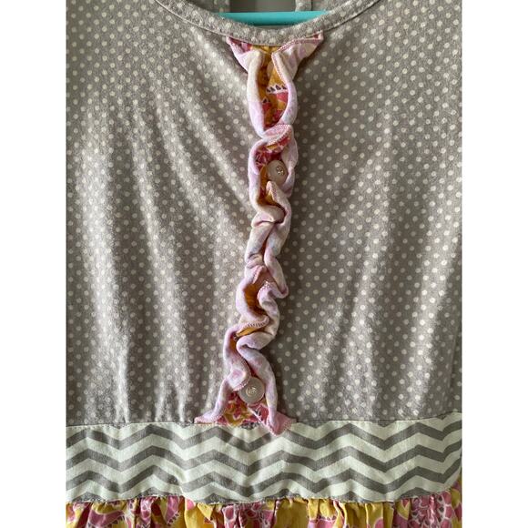 Mustard Pie Girls Size 10 Short Sleeved Dress - Picture 8 of 10